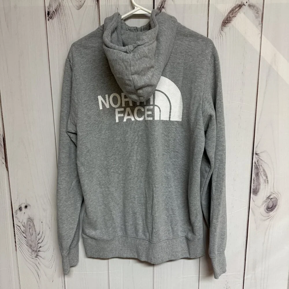 The North Face‎ Half Dome Full Zip Hoodie Men’s M Gray Logo GUC